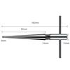 2Pcs/Set Carbon Steel Tapered Reamer Tool Hexagonal Shank 3-13mm 5-16mm Chamfer Taper Reamer Set Handheld Round Shank