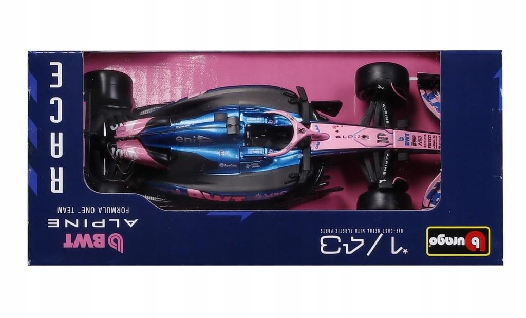 Bburago 2025 Model F1 Alpine A525 Pierre Gasly Monaco GP Race Sports Car Miniature Diecast Car Finished Product 1/43 #10 / 18-38257 (#10)