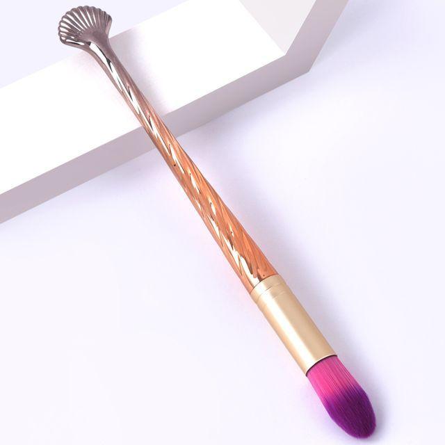 Stroke of Beauty - Shell Handle Makeup Brush