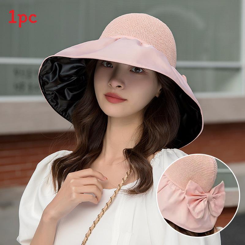 Outdoor Sun Protection Hat With Large Brim For Women Summer Uv Shield Waterproof Breathable