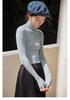 Nai Fufu Women's High-Neck Slim-Fit Wool Knit Sweater: Luxurious Autumn/Winter Base Layer