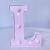Pink LED Letter Light for Celebrations and Proposals