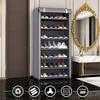 Simple dustproof shoe cabinet for dormitory apartment multi-level storage foyer shoe organizer rental house rental house durable