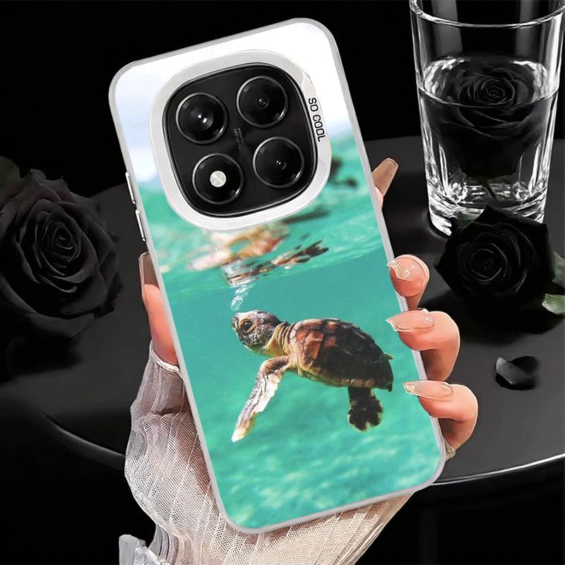 Summer Sea Turtle Cute Shockproof Phone Case for Xiaomi Redmi Note 15 14 13 12 Pro Plus 11 11S 11T 5G Cover Anti Fall Fundas
