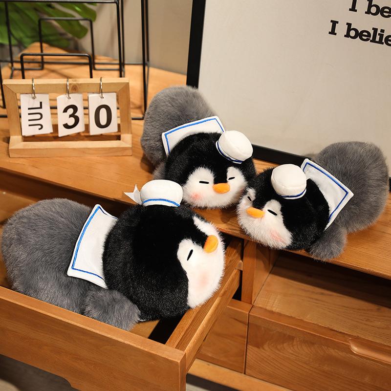 Plush Penguin Navy Toys Pp Cotton Stuffed Marine Animal Dolls Gift Kids For