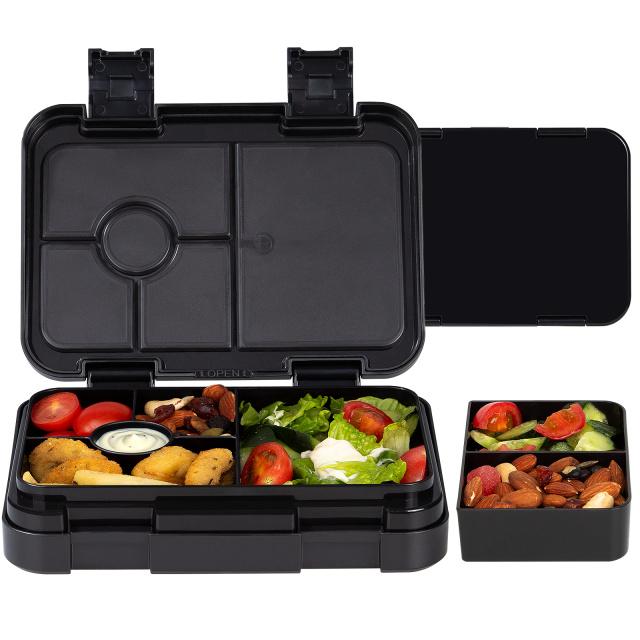 1100ml Kreslený potisk Obědový box Vhodný do mikrovlnné trouby Bento box Halloween Mezipatro Nepropustný Úložný box Hermetické nádoby Studenti