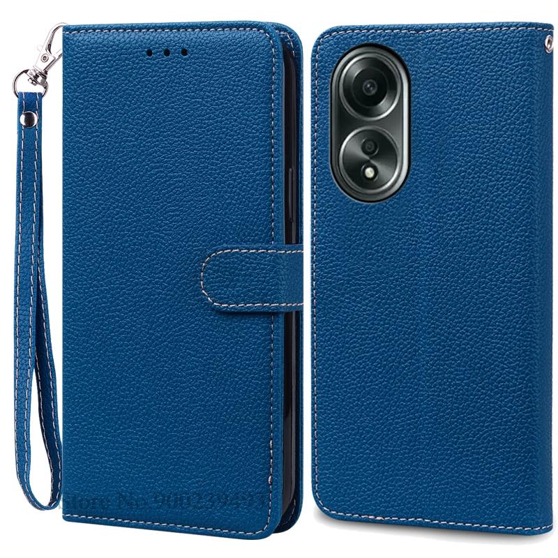 A58 A 58 Case For OPPO A58 Case Silicone Wallet Flip Leather Case For OPPO A58 4G Case Book Cover For OPPO A58 5G Phone Fundas