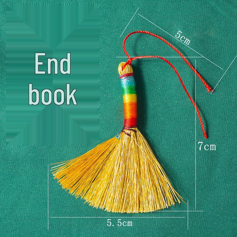 Handmade Dragon Boat Festival Mini Broom Ornament for Calming Babies