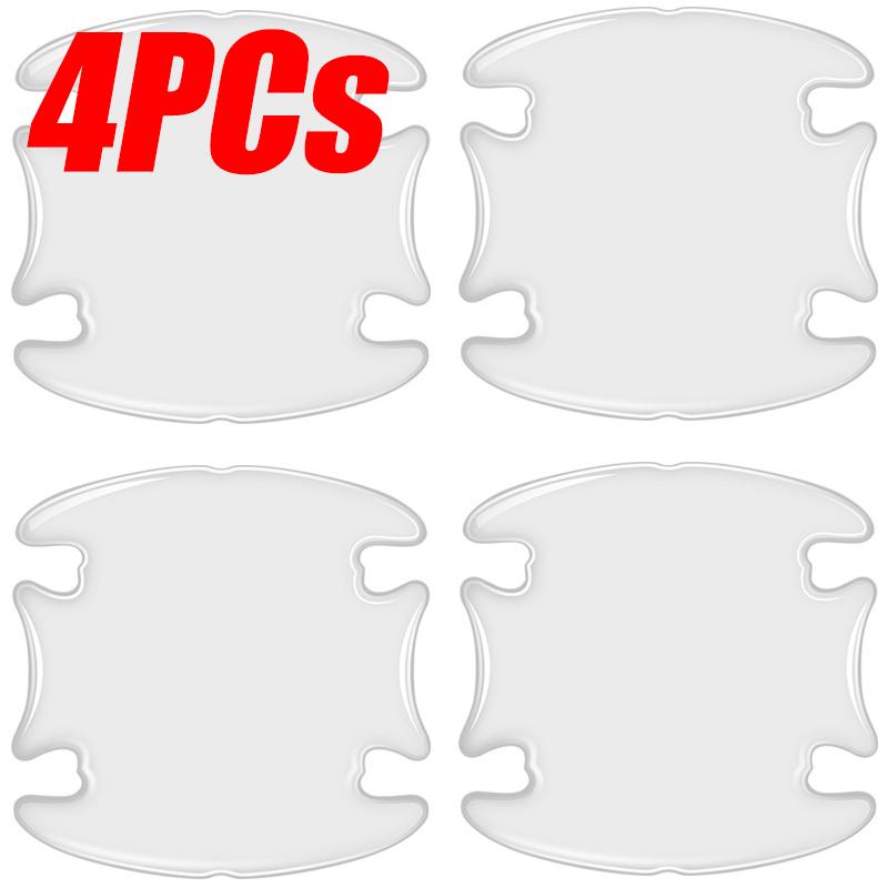 Universal Anti Scratch Car Door Handle Bowl Stickers Transparent Strip Anti-collision Scratch Protective Sticker Car Accessories