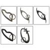 Stylish Y2K Star Carabiner Keychain Minimal Stainless Steel Star Carabiner Keychain Pendant for Bags and Backpacks