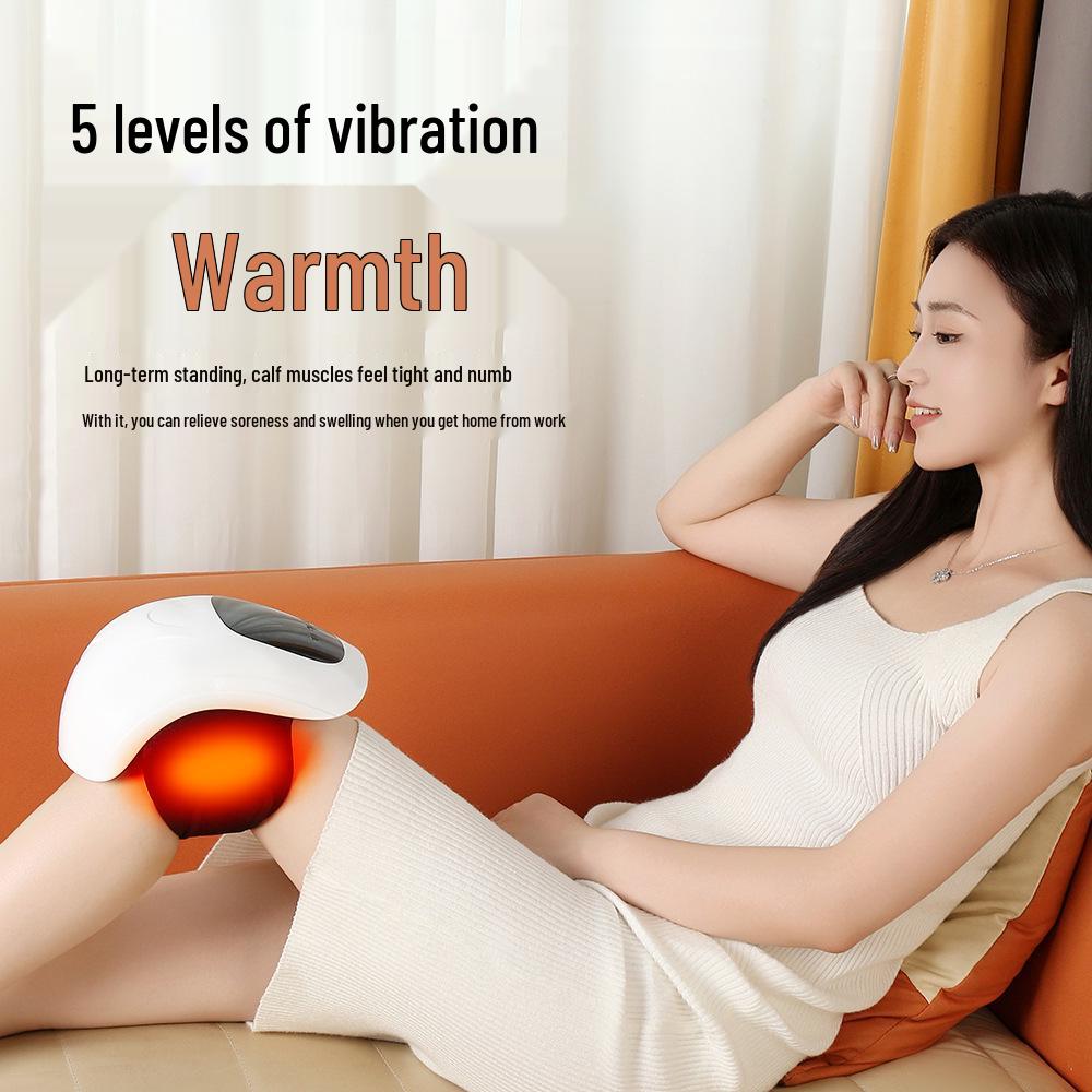 Smart 3D Knee Massager: Vibration & Infrared Heat Therapy for Targeted Leg Acupoints