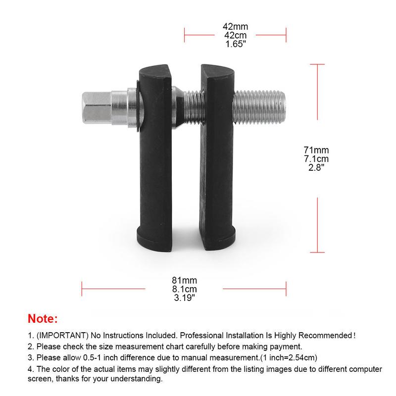 Motorcycle Steering Wheel Neck Bearing Race Puller Removing Tool For 1‑1/8in To 2‑5/8in inner diameter ID Removal Remover