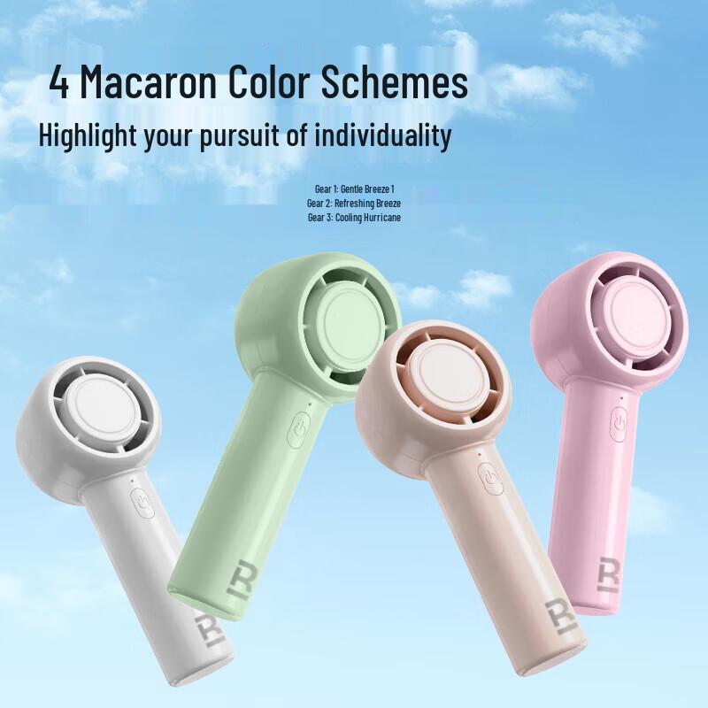 Duiban Portable USB Rechargeable Handheld Turbine Fan