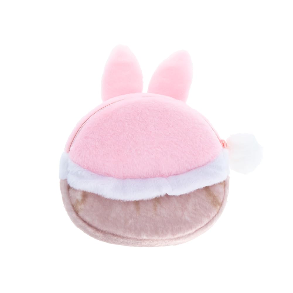 Sunstar Stationery mofusand Pencil Case with Charm, Bunny Cat, S1428497