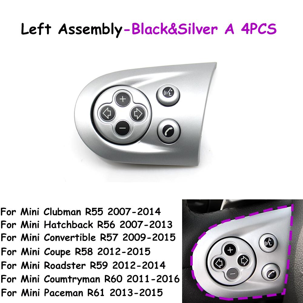 R55 R56 R57 R58 R59 R60 R61 Car Steering Wheel Multifunction Cruise Control Switch Button Assembly For BMW Mini Cooper Paceman
