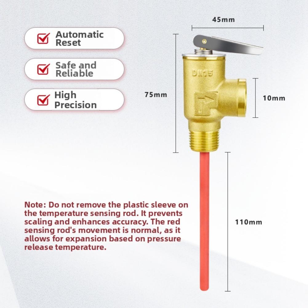 Pressure Relief Water Heater Valve Water Heater Maintenance Pressure Relief Valve For Water Heater Precision Manufacturing