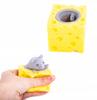 Maus Käse Squishy Anti-Stress Kneten Verschiedene Farben