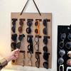 2Pcs 15 Slots Eyeglasses Stand Holder Felt Hairhoop Storage Holder Glasses Organizer  For Eyewear