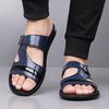 TUINANLE Men Slippers Leather Mens Shoes Slippers Casual Sandals for Men Outdoor Chaussure Homme Sandalias
