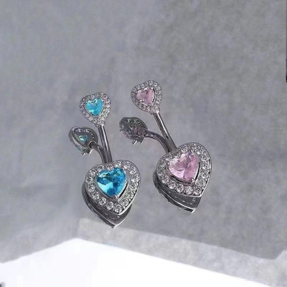 Personality Belly Rings Elegant Curved Navel Rings Delicate Navel Piercing Barbell  Body Jewelry