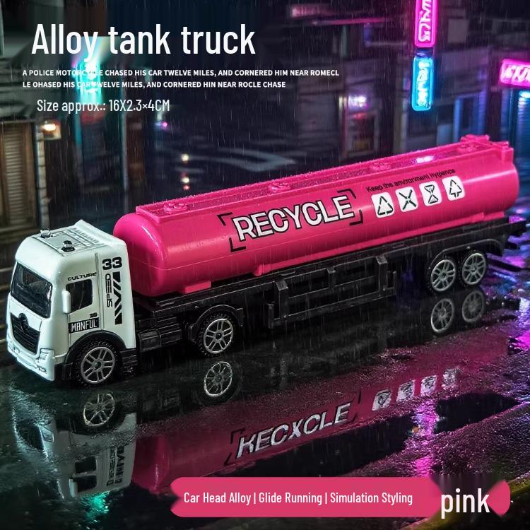 Children's 1:64 Alloy Transport and Refrigerated Truck Toy Model