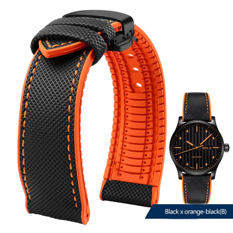 Nylon Silicone Bottom Watch Band Strap for Seiko PROSPEX Series Canvas Rubber Waterproof Outdoor Sports Watchband 20mm 21mm 22mm