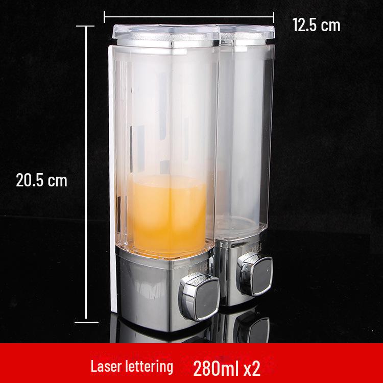 Wall-Mounted Bathroom Soap & Shampoo Dispenser