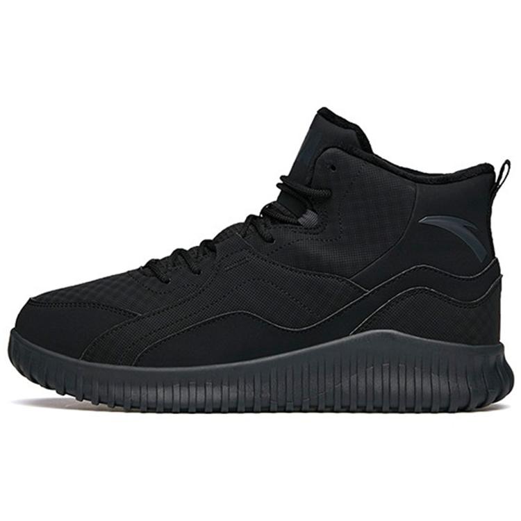 New Anta Life Collection Mid Top Sports Casual Shoes Men's Black 112148903-2