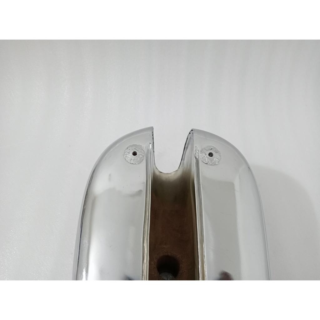BSA A65 2 Gallon Aluminium Alloy Gas Fuel Tank + Cap +Side Badges |Fit For