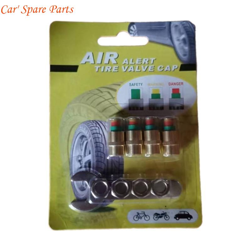 Y4UA Digital Display Auto Car Tire Pressure Gauge Alerts Monitoring Valves Caps External Valves Detection
