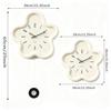 14inch Aesthetic Flower Pendulum Wall Clock Silent Modern Nordic Living Room Decor Creative Art Watch Gift