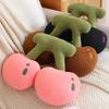 45Cm Fruit Cherry Shaped Plushy Headrest Cuddly Sweet Pink Cherry Plushy Item Cuddle Bolster Charming Bedroom Settee Adornment