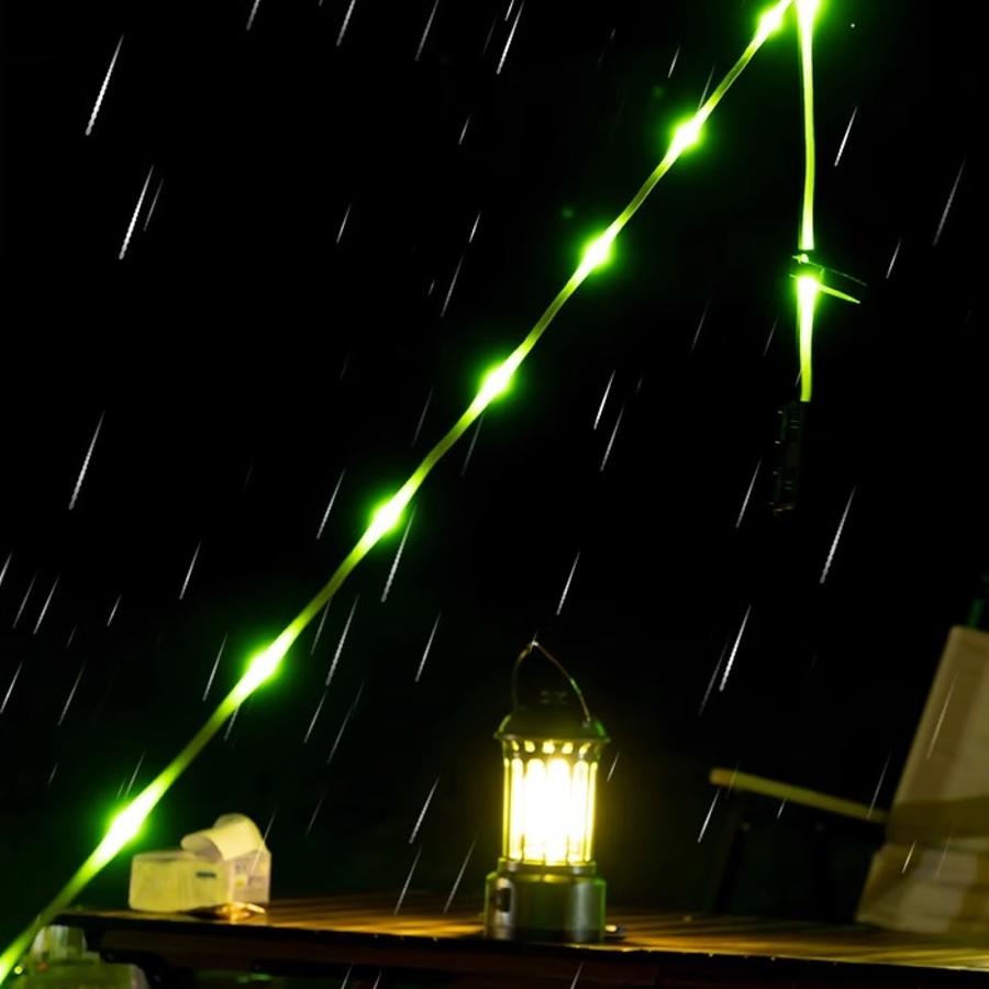 Luminous Camping Rope Light Waterproof 6mm Tent  Windproof  Rope Warning Cord Outdoor Night Warning Rope Atmosphere Lamp