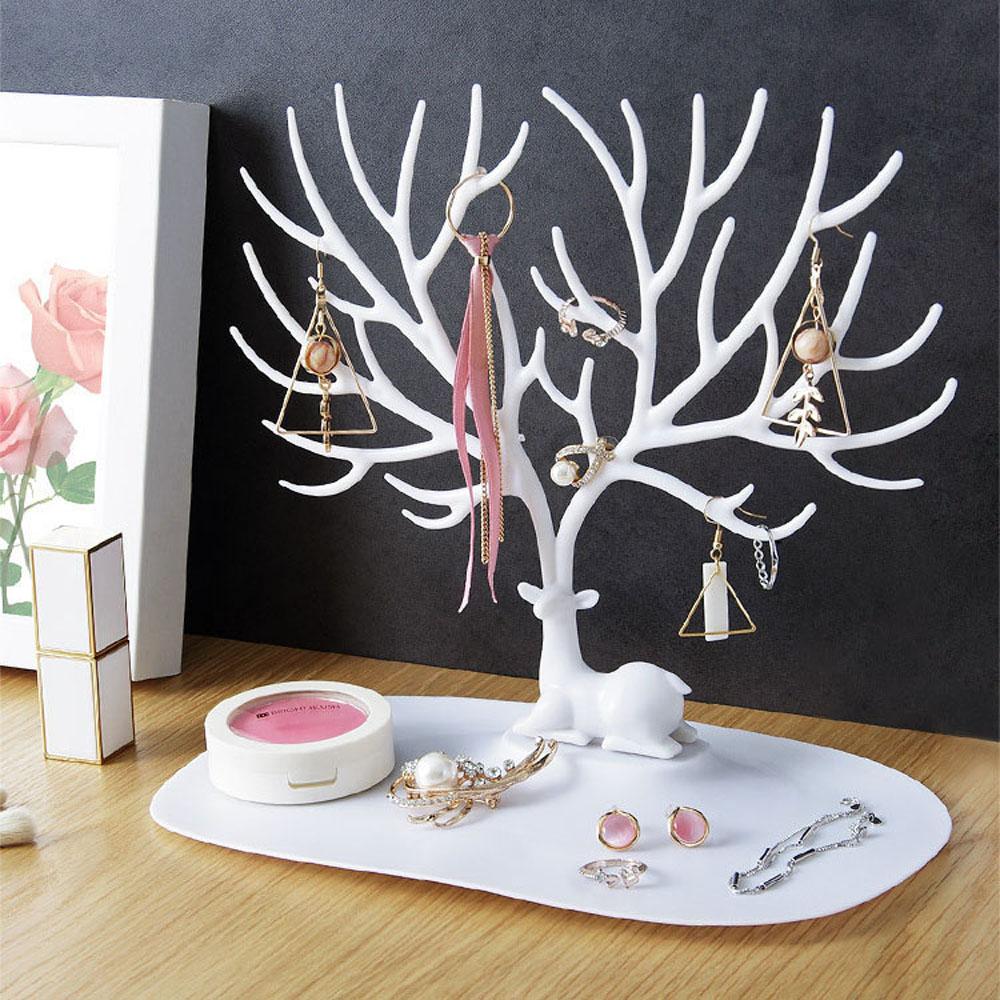 Shape Holder Hanger Stand Deer Jewelry Organizer Ring Display Tools Ornament Jewelry Display Rack