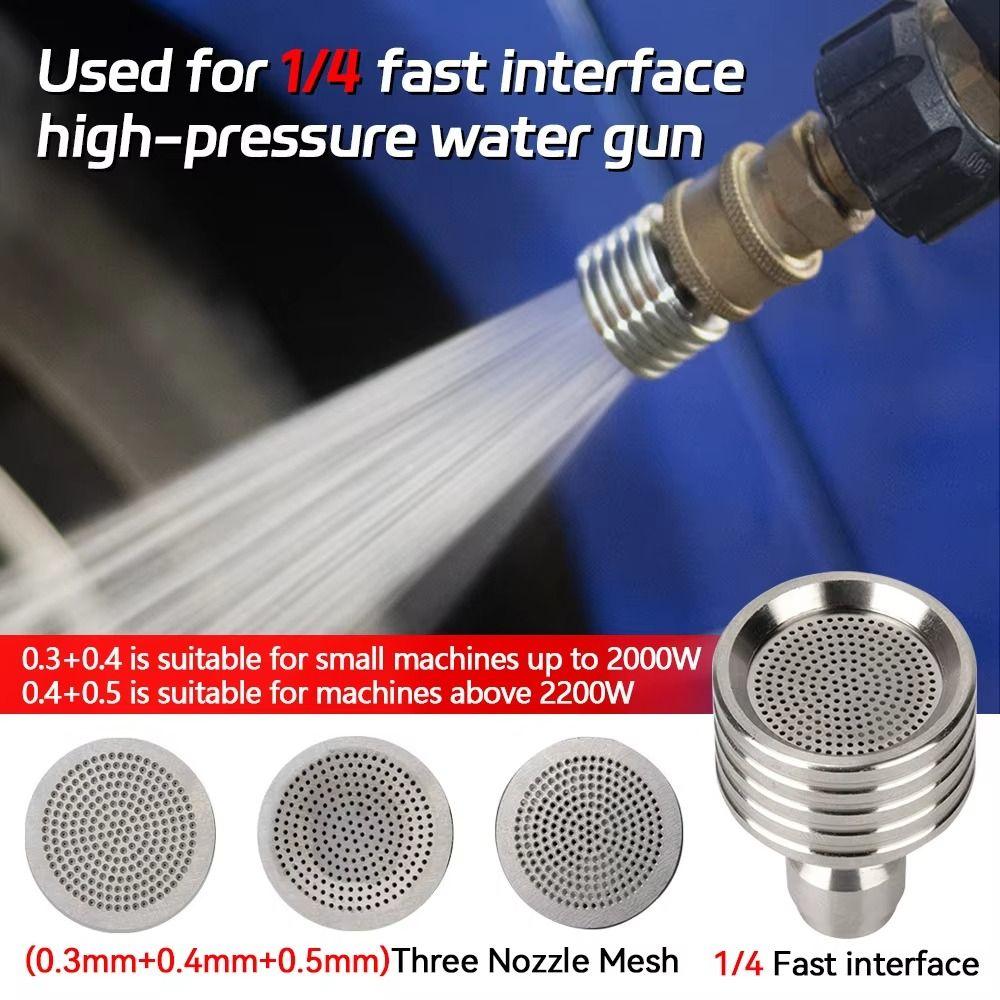 Stainless Steel Water nozzle Quick Plug Washing Nozzle Pressure Washer Nozzle Vegetable Watering