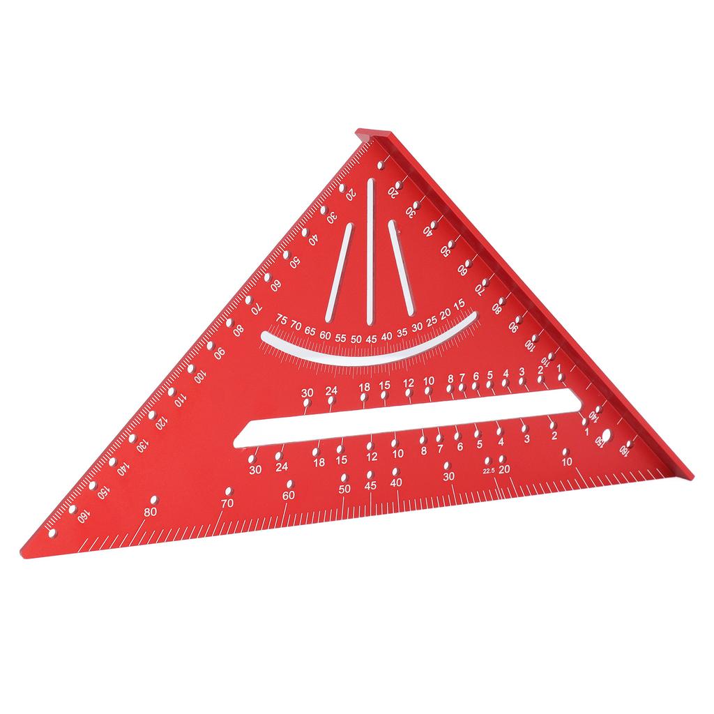 Riglă Triunghiulară din Aluminiu Scale Clare Precise 30 de grade 45 de grade 60 de grade Metric 90 de grade Riglă Unghi Drept pentru