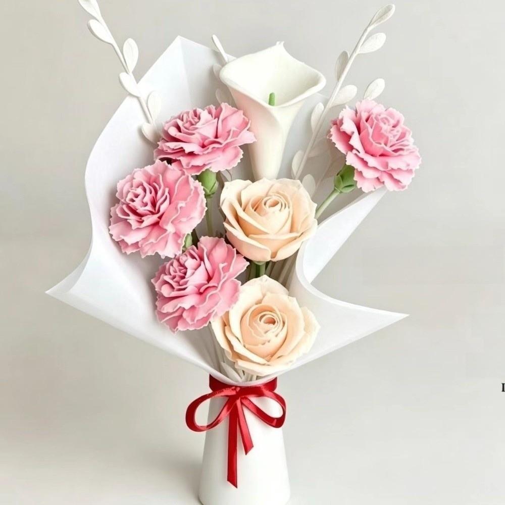 Nordic Style Flower Bouquet Vase Creative Flower Display Container Desktop Ornament  Table