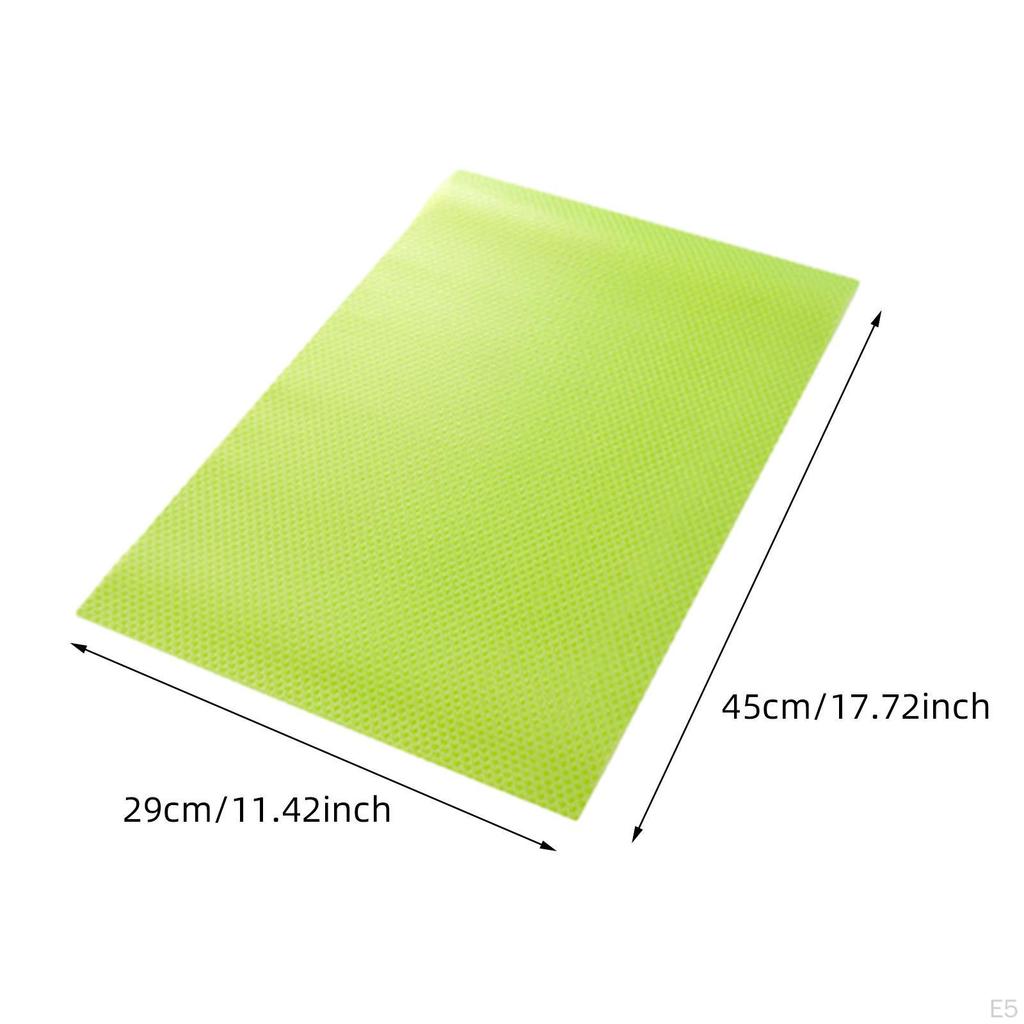 Lot de 4 Tapis de Réfrigérateur Accessoires Gadgets de Cuisine avec Coussinets de Doublure Antidérapants