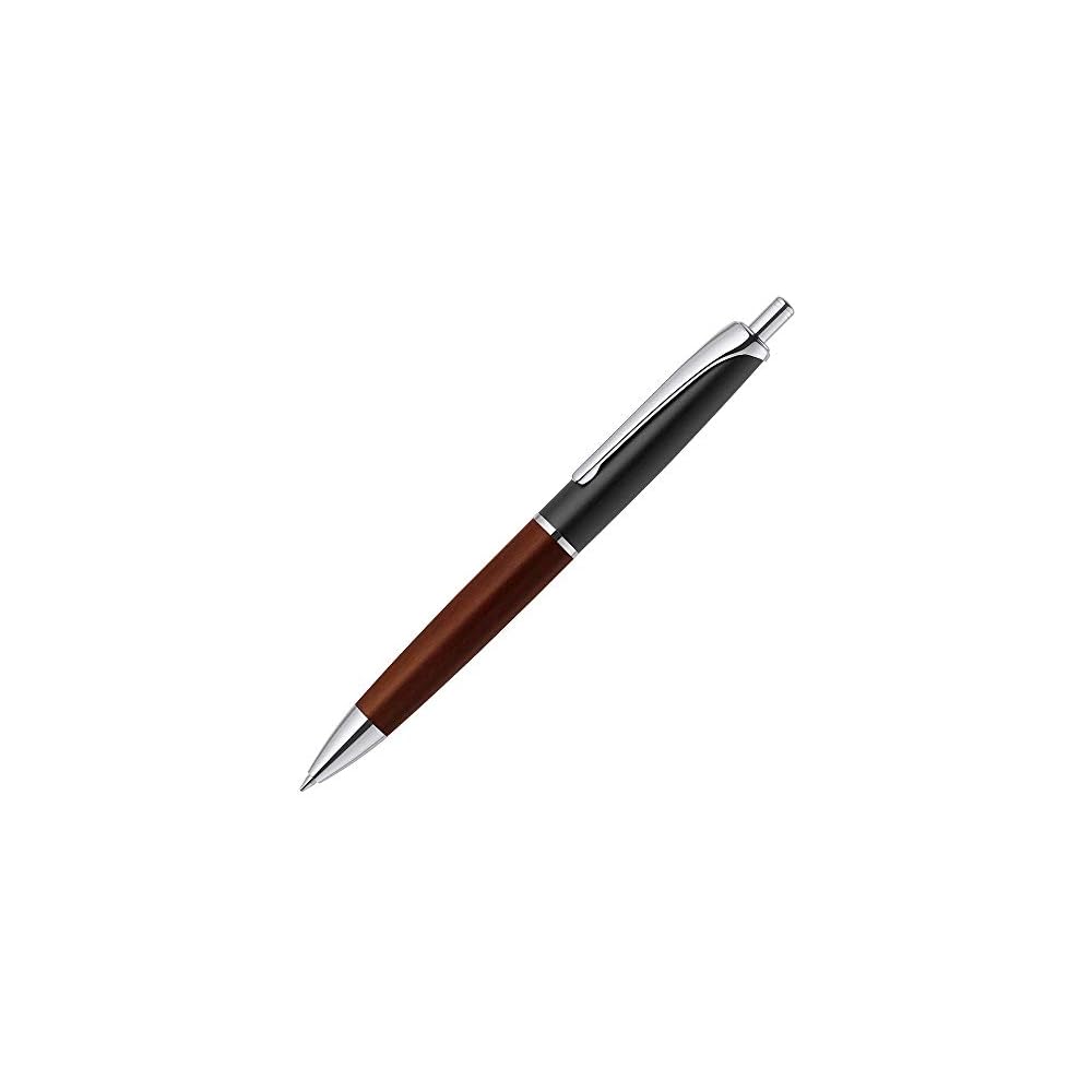 

Zebra Oil-Based Ballpoint Pen, Filler Wood, Knock Type, 0.7 Inch, Black, P-BA76-WDBK