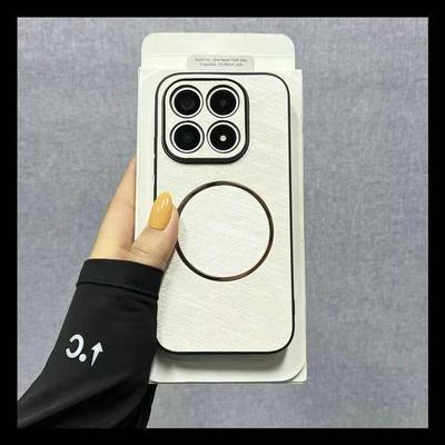 Coque de téléphone antichoc de luxe pour Magsafe Pour Xiaomi 15T Pro 15T Couvercle de charge sans fil magnétique Pour coque Xiaomi 15T Pro