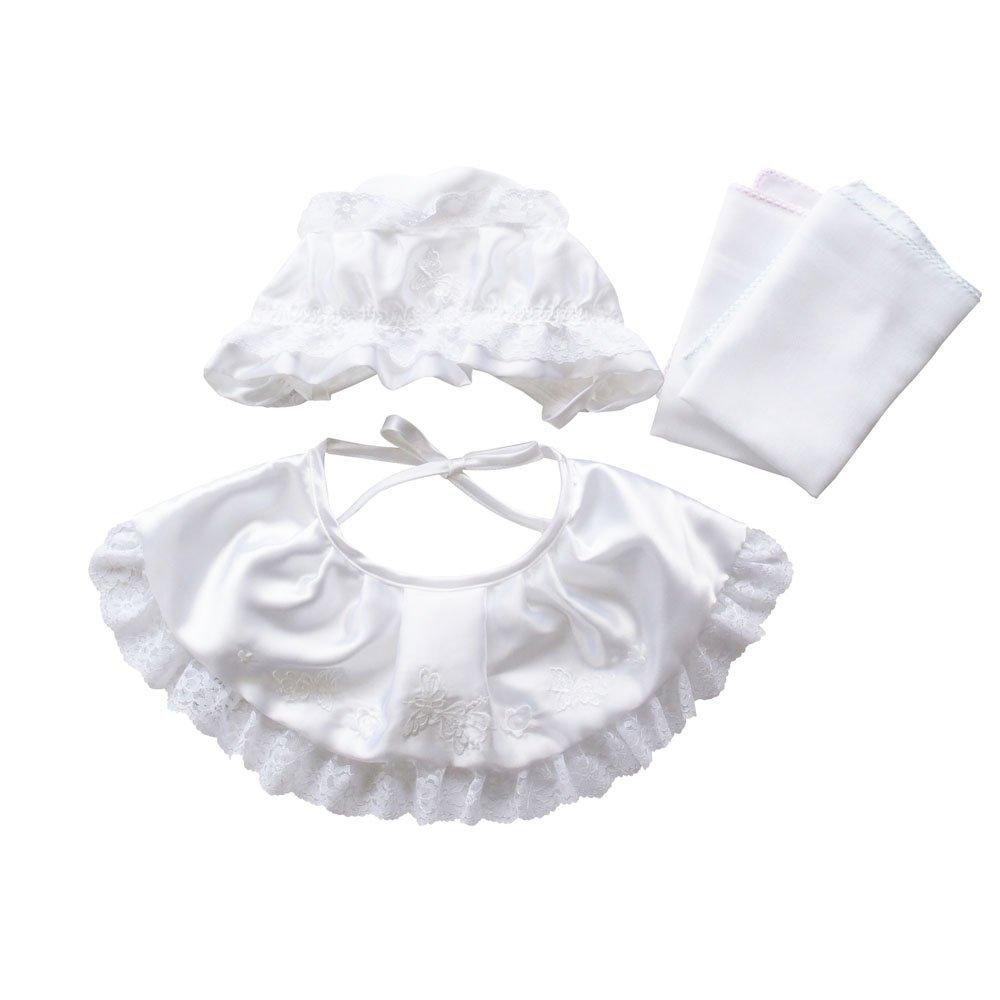 

5 марлевых носовых платков Набор детской шапочки и слюнявчика для новорожденного с узором феникса [OP mini] в комплекте. визит малыша. вышивка. белый