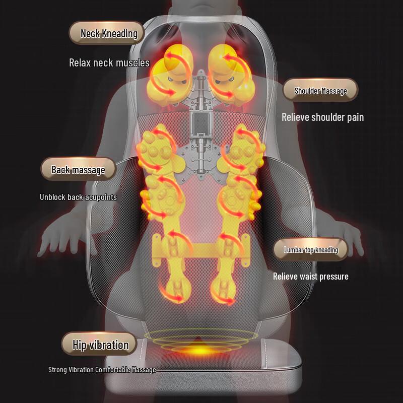 Kangzuo Rechargeable Full Body Heating Massage Cushion