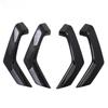 For Volkswagen T-ROC TROC 2017-2024, Carbon Fiber Inner Door Armrest Handle Cover, Car Interior Decor Trim Accessories