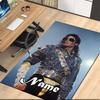 Custom Name Michael Jackson Printed Carpet, for Office Chair Living Room Bedroom Kitchen Room Decor Gifts.