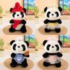 Panda Penguin Plush Toy With Scarf 25cm Kids Gift For Collectors And Decorations