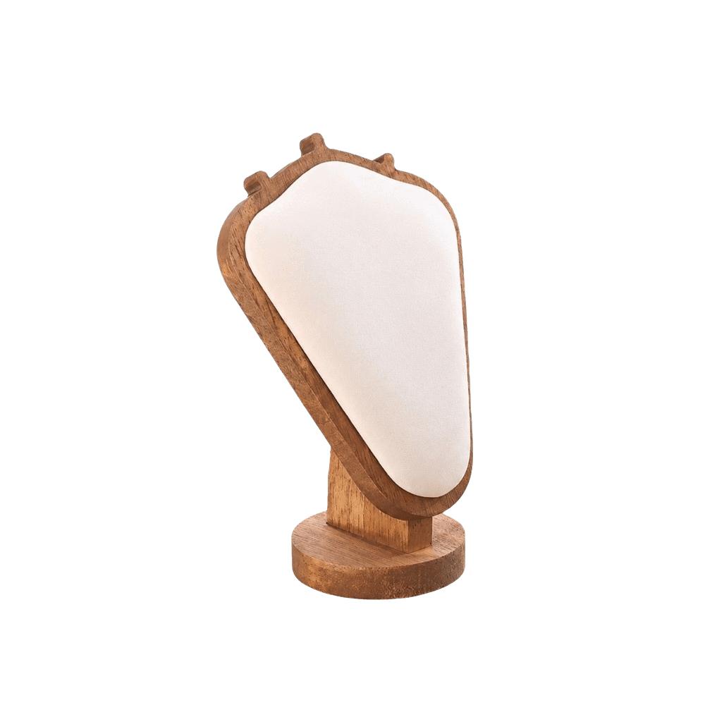 Wooden Jewelry Display Frame Velvet/PU Jewelry Organizer Necklace Holder Packaging Display