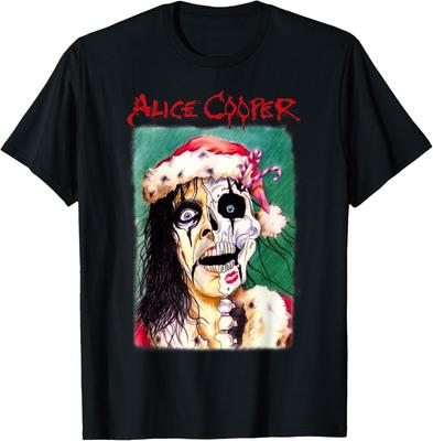 Alice Cooper – Alice Claus Christmas Card T-Shirt