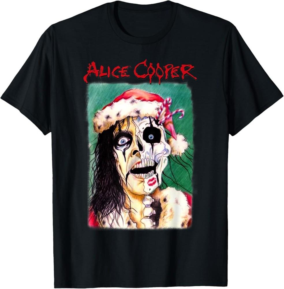 

Alice Cooper – Alice Claus Christmas Card T-Shirt 2XL