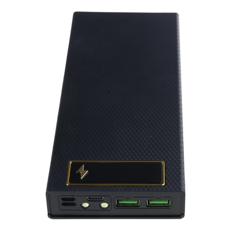 8x18650 Battery Storage Box PD Quick Charge Power Bank Case Support Wireless Charging/Quick Charging Functions