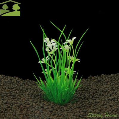 Unterwasser-Unkraut 13cm Künstliche Aquarium-Pflanzen Grüner Kunststoff Wasserpflanze Simulation Wasserunkraut Dekoration Landschaft